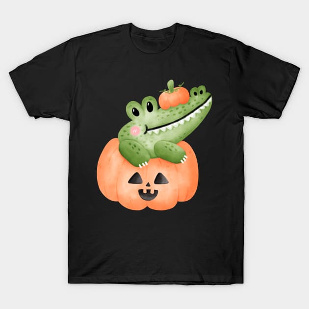 Cute Crocodile Halloween Costume T-Shirt by savariya